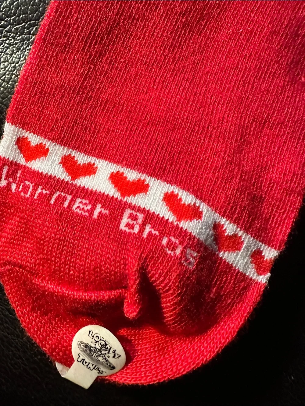 RARE Vintage Warner Bros. Looney Tunes Tweety Socks NWT Red Hearts Women’s 6-11